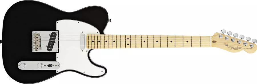 American Standard Telecaster - Maple Neck in Black